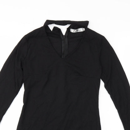Fashion Womens Black   Bodycon  Size M