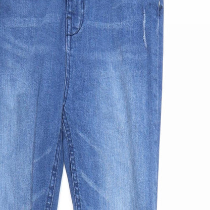 Denim & Co. Girls Blue  Denim Skinny Jeans Size 12 Years