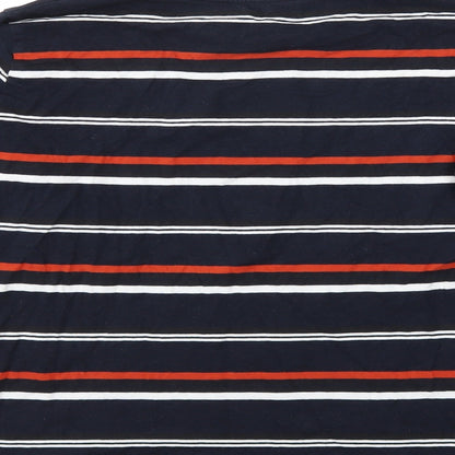 Primark Boys Brown Striped  Basic T-Shirt Size 12 Years