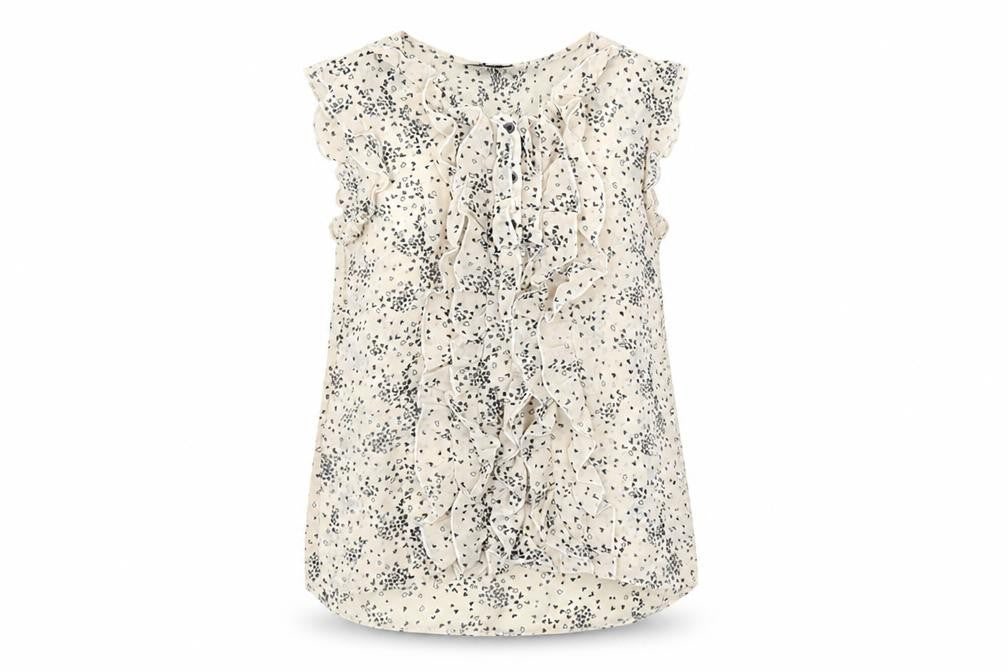 Womens UK Size 8 Dorothy Perkins Beige Basic Blouse