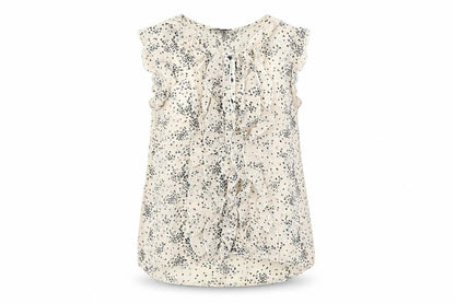Womens UK Size 8 Dorothy Perkins Beige Basic Blouse