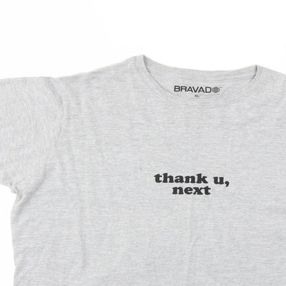 BRAVAD Womens Grey   Basic T-Shirt Size XL