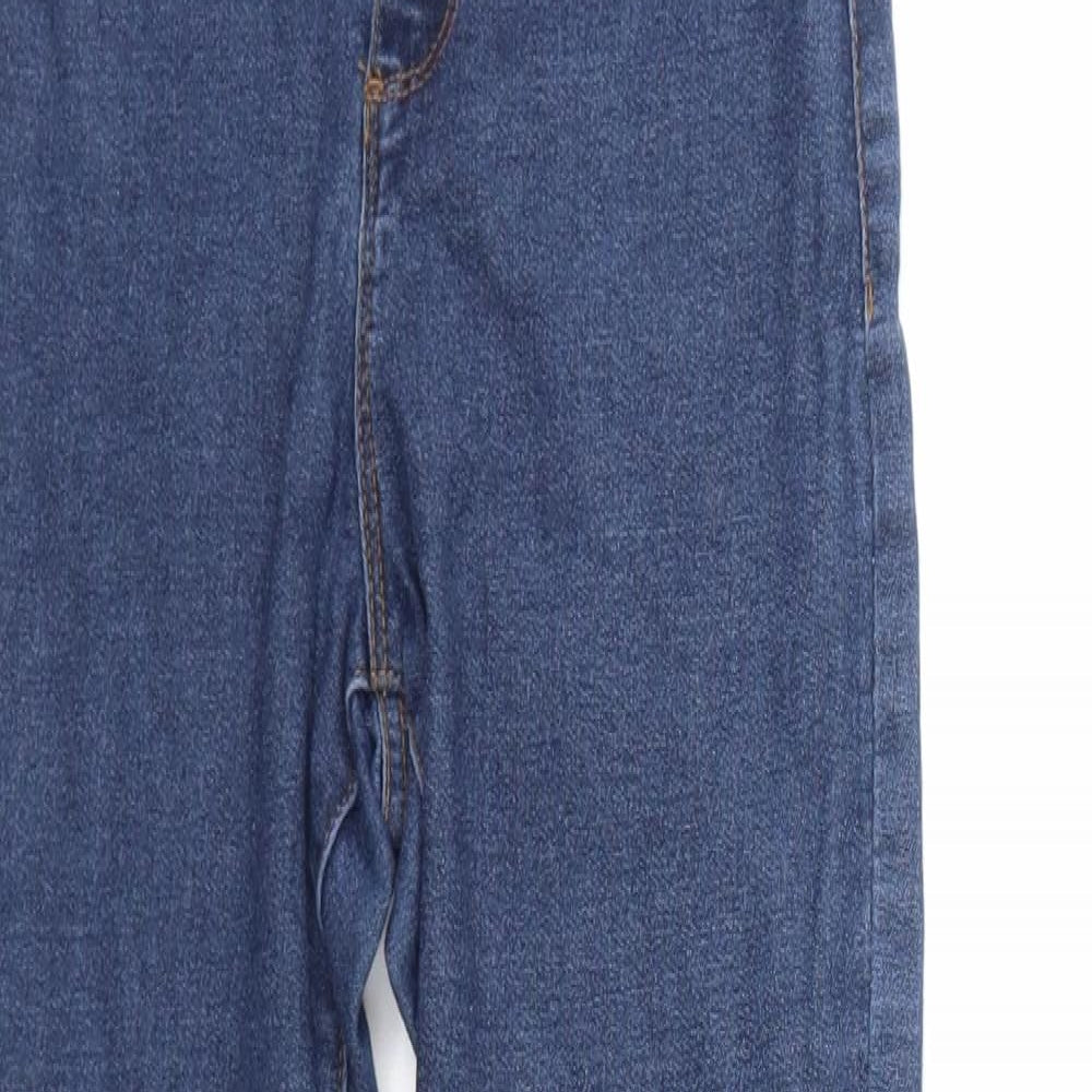 Womens UK Size 24 in Preworn Regular Fit Skinny Blue Jeans