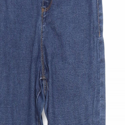 Womens UK Size 24 in Preworn Regular Fit Skinny Blue Jeans