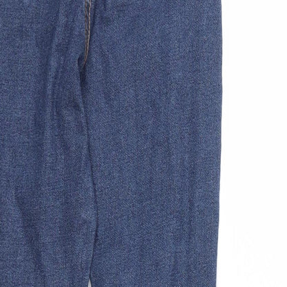 Womens UK Size 24 in Preworn Regular Fit Skinny Blue Jeans