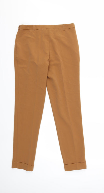 Womens UK Size 30 in Preworn Regular Fit  Brown Trousers