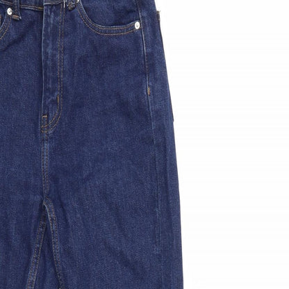 Denim & Co. Womens Blue  Denim Straight Jeans Size 6 L26 in