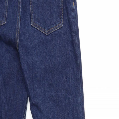 Denim & Co. Womens Blue  Denim Straight Jeans Size 6 L26 in