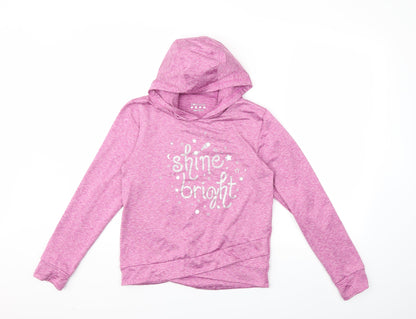 soulux Girls Purple   Pullover Hoodie Size 12 Years