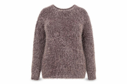 Select Womens Purple  Knit Pullover Jumper Size 12