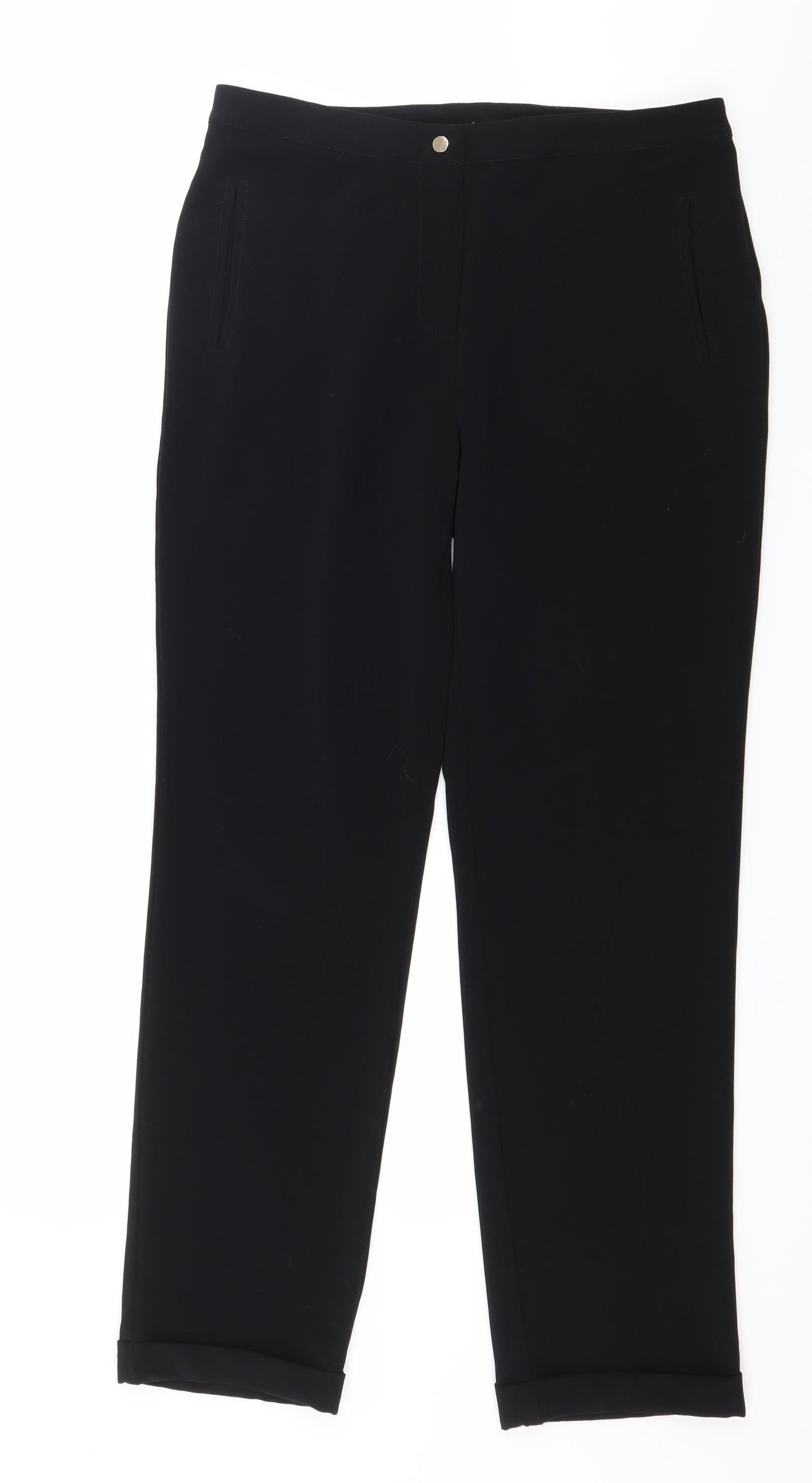 KOAN Womens Black   Trousers  Size M L28 in