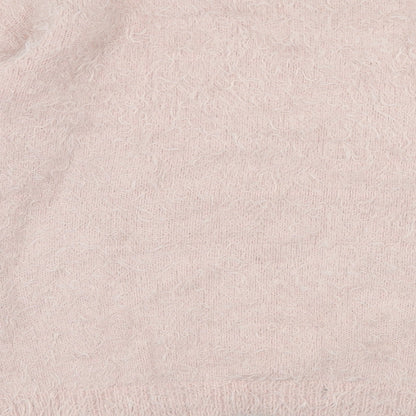Select Womens Pink  Knit Pullover Jumper Size 10  - Embelished Neckline