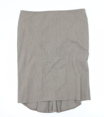 Bay Womens Brown   Straight & Pencil Skirt Size 16
