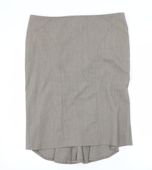 Bay Womens Brown   Straight & Pencil Skirt Size 16