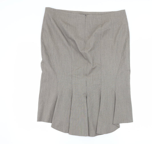 Bay Womens Brown   Straight & Pencil Skirt Size 16