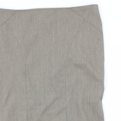 Bay Womens Brown   Straight & Pencil Skirt Size 16