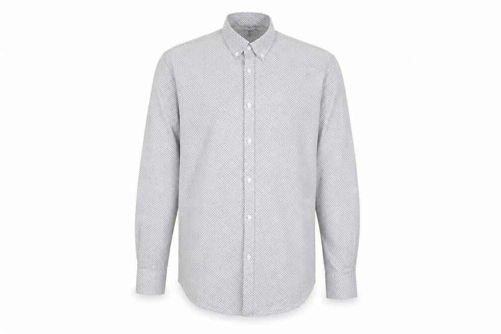 Mens UK Size 15.5 Taylor & Wright White  Button-Up Long Sleeve Casual Shirt