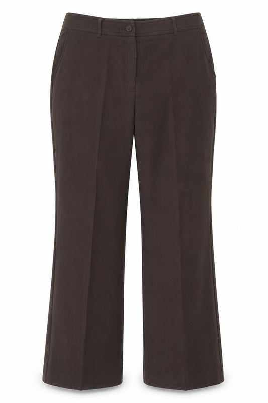 Womens UK Size 14 Soon Regular Fit  Brown Trousers