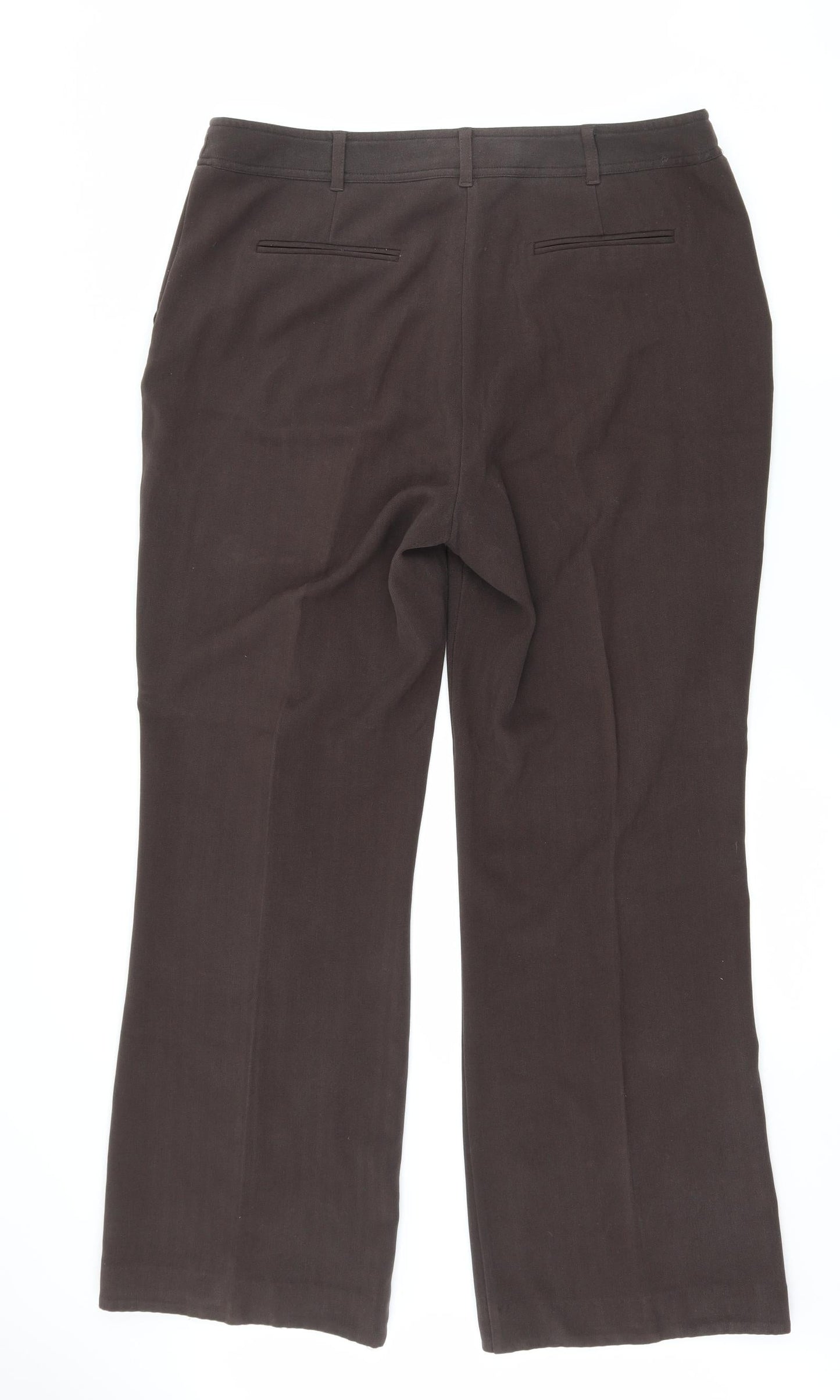 Soon Womens Brown   Trousers  Size 14 L30.5 in