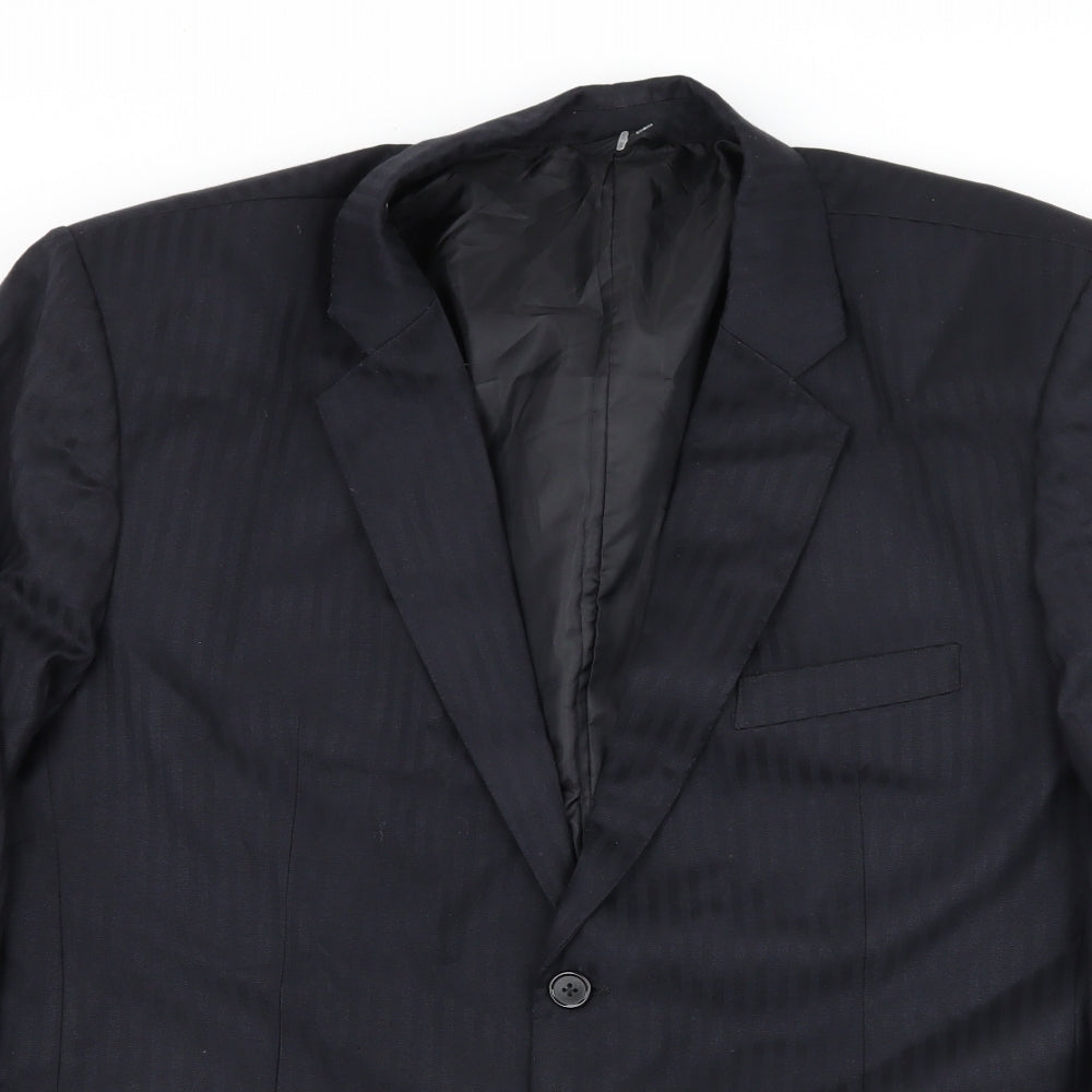Mens UK Size XL Preworn Regular Blue Suit Jacket