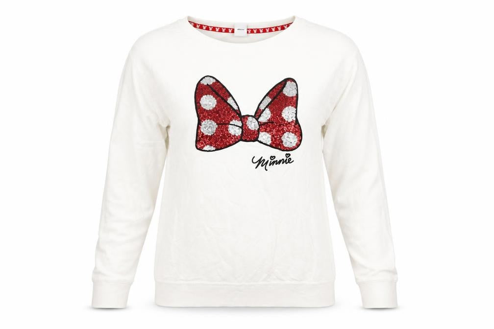 Womens UK Size 10 Disney White Pullover Sweatshirt