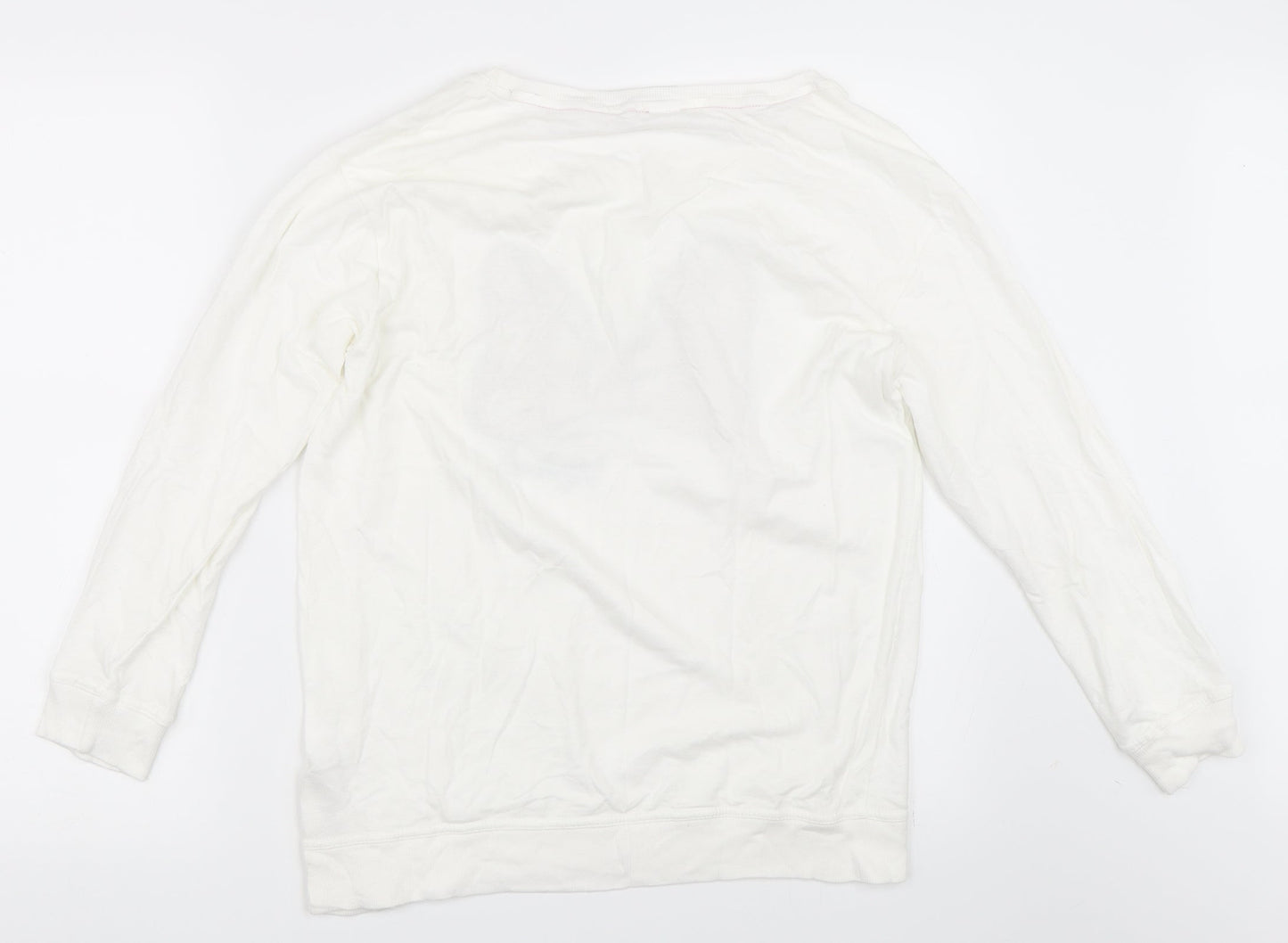 Womens UK Size 10 Disney White Pullover Sweatshirt