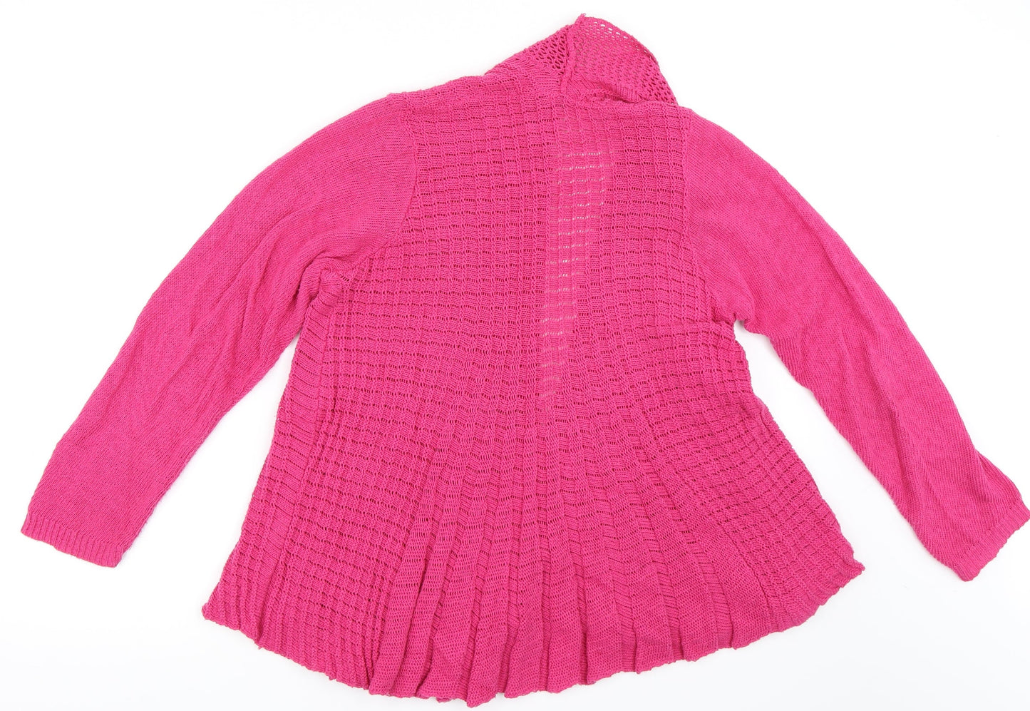 Pura Moda Womens Pink   Cardigan Jumper Size L