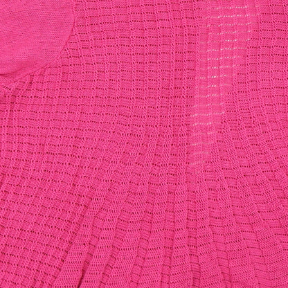Pura Moda Womens Pink   Cardigan Jumper Size L