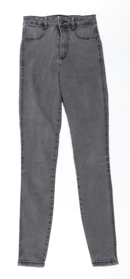 Zara Womens Black  Denim Skinny Jeans Size 34 L28 in