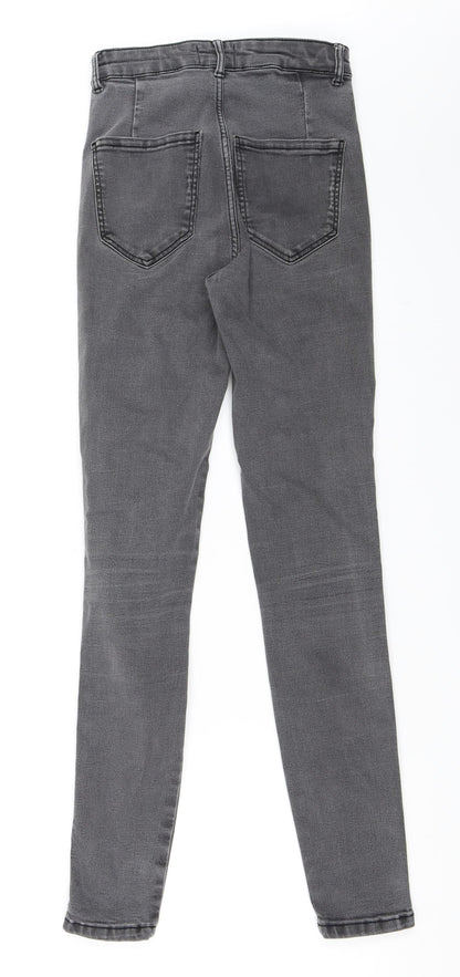 Zara Womens Black  Denim Skinny Jeans Size 34 L28 in