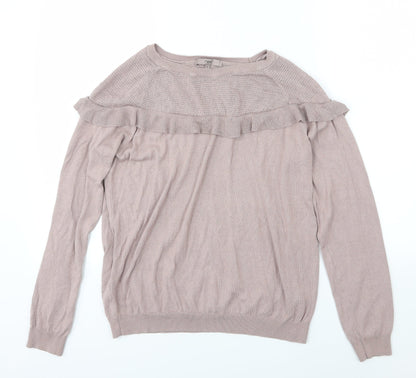 Next Womens Pink  Knit Pullover Jumper Size 14