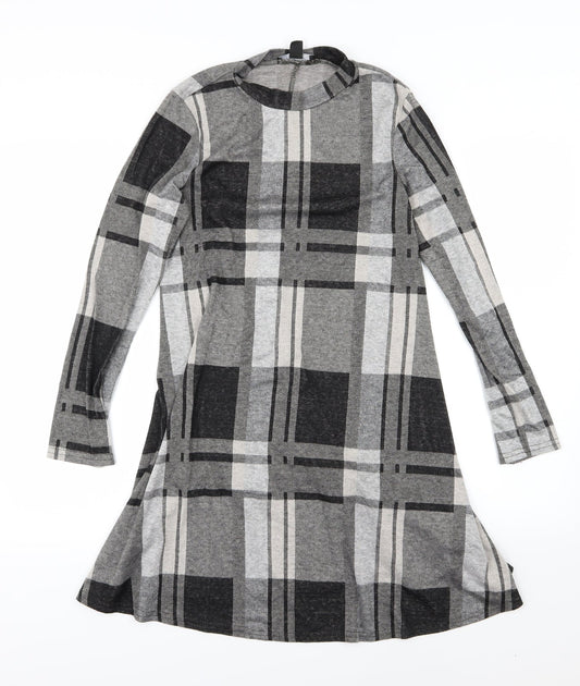 Atmosphere Womens Grey Striped Jersey T-Shirt Dress  Size 10