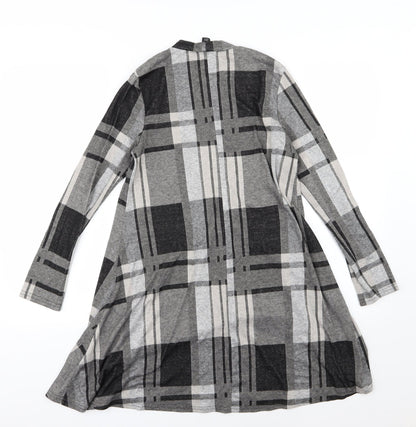 Atmosphere Womens Grey Striped Jersey T-Shirt Dress  Size 10