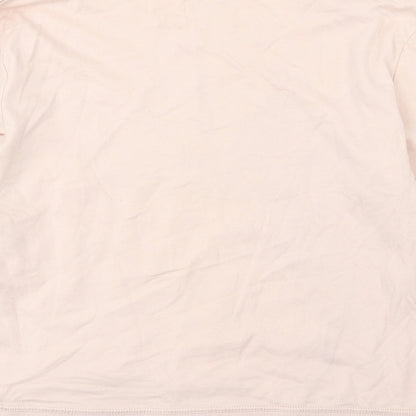 F&F Womens Pink  Jersey Pullover Sweatshirt Size 12  - Relax