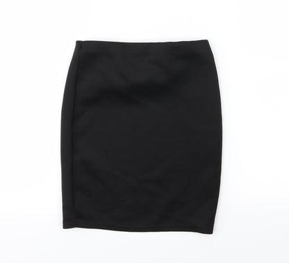 PRETTYLITTLETHING Womens Black   Bandage Skirt Size 8