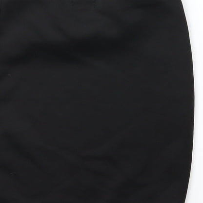 PRETTYLITTLETHING Womens Black   Bandage Skirt Size 8