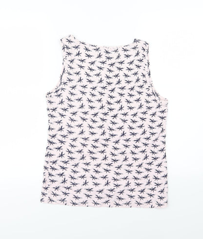 M&Co Womens Pink  Jersey Basic T-Shirt Size 16