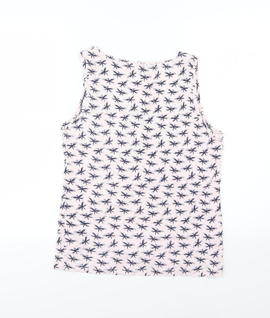 M&Co Womens Pink  Jersey Basic T-Shirt Size 16