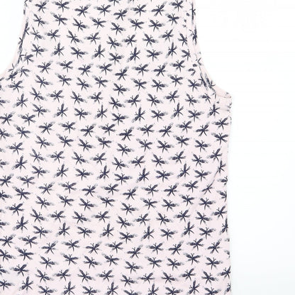 M&Co Womens Pink  Jersey Basic T-Shirt Size 16