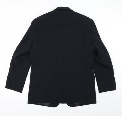 Mens UK Size 42 Premier MAN Regular Black Suit Jacket