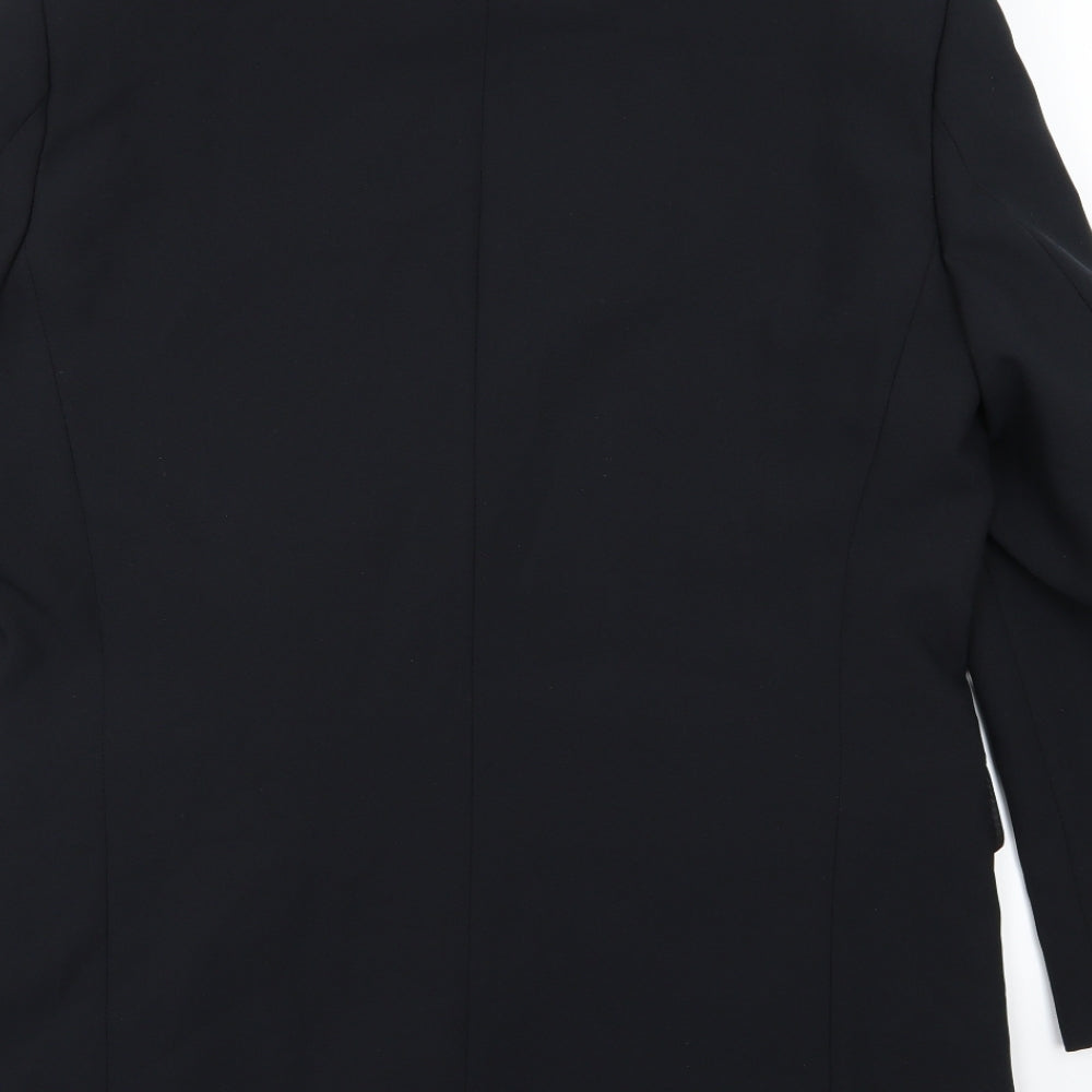 Mens UK Size 42 Premier MAN Regular Black Suit Jacket