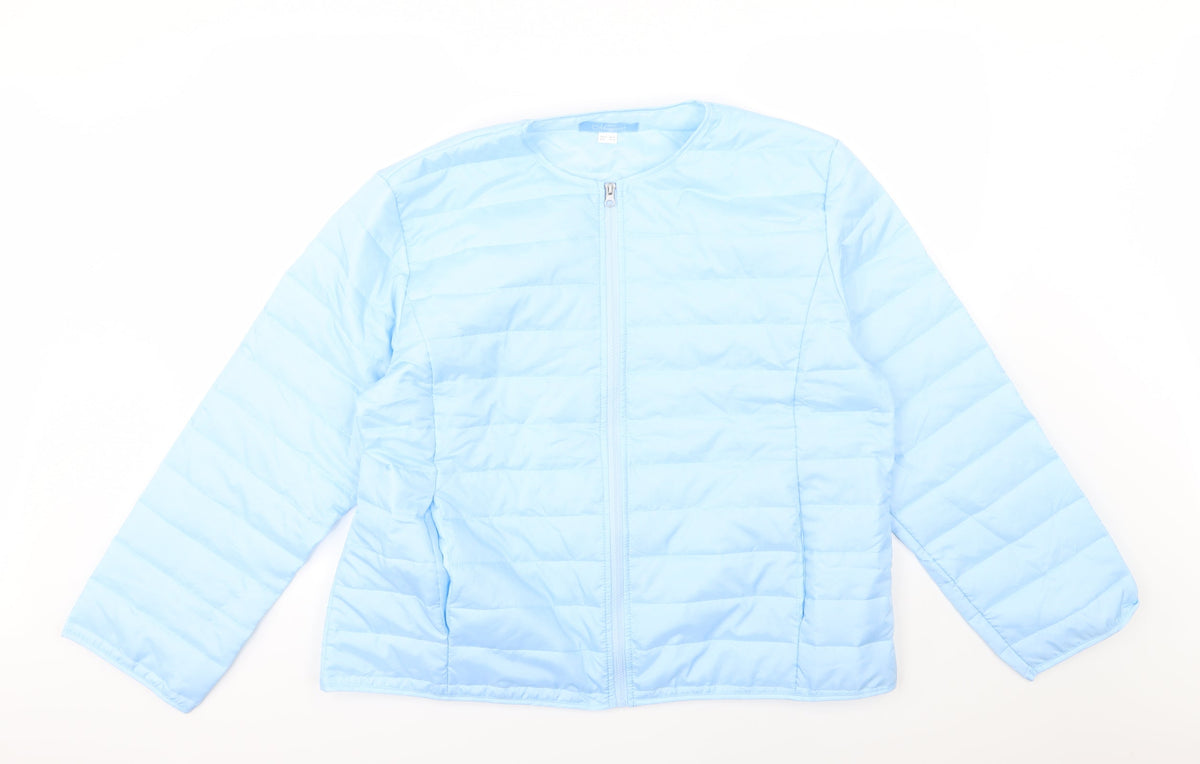 Margaux Womens Blue   Jacket  Size 16