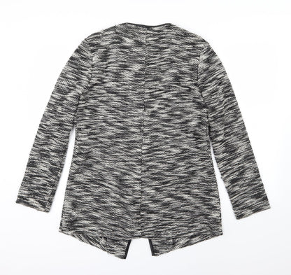 George Womens Grey  Knit Jacket Blazer Size 12