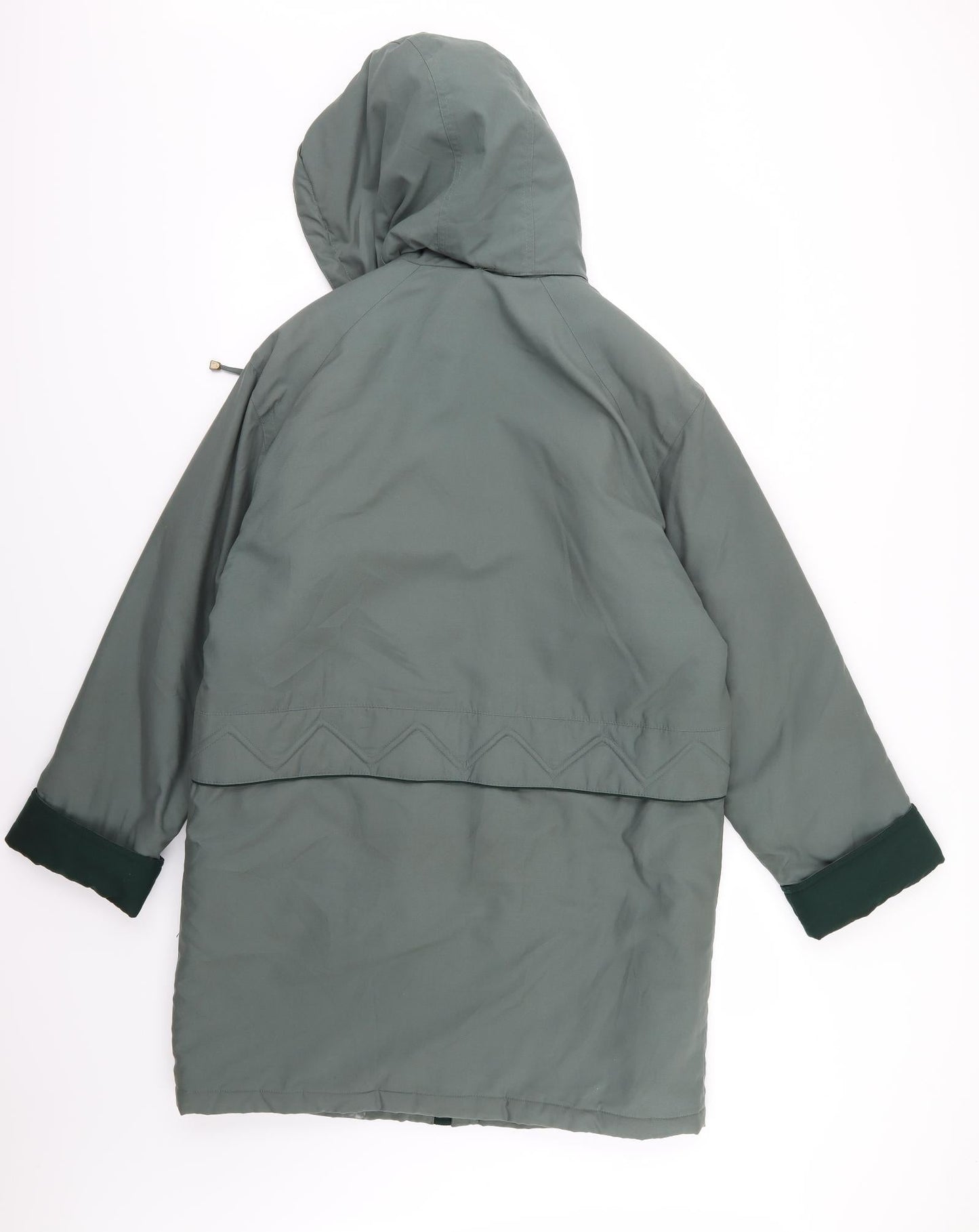 Womens UK Size 10 Compliments Green Overcoat