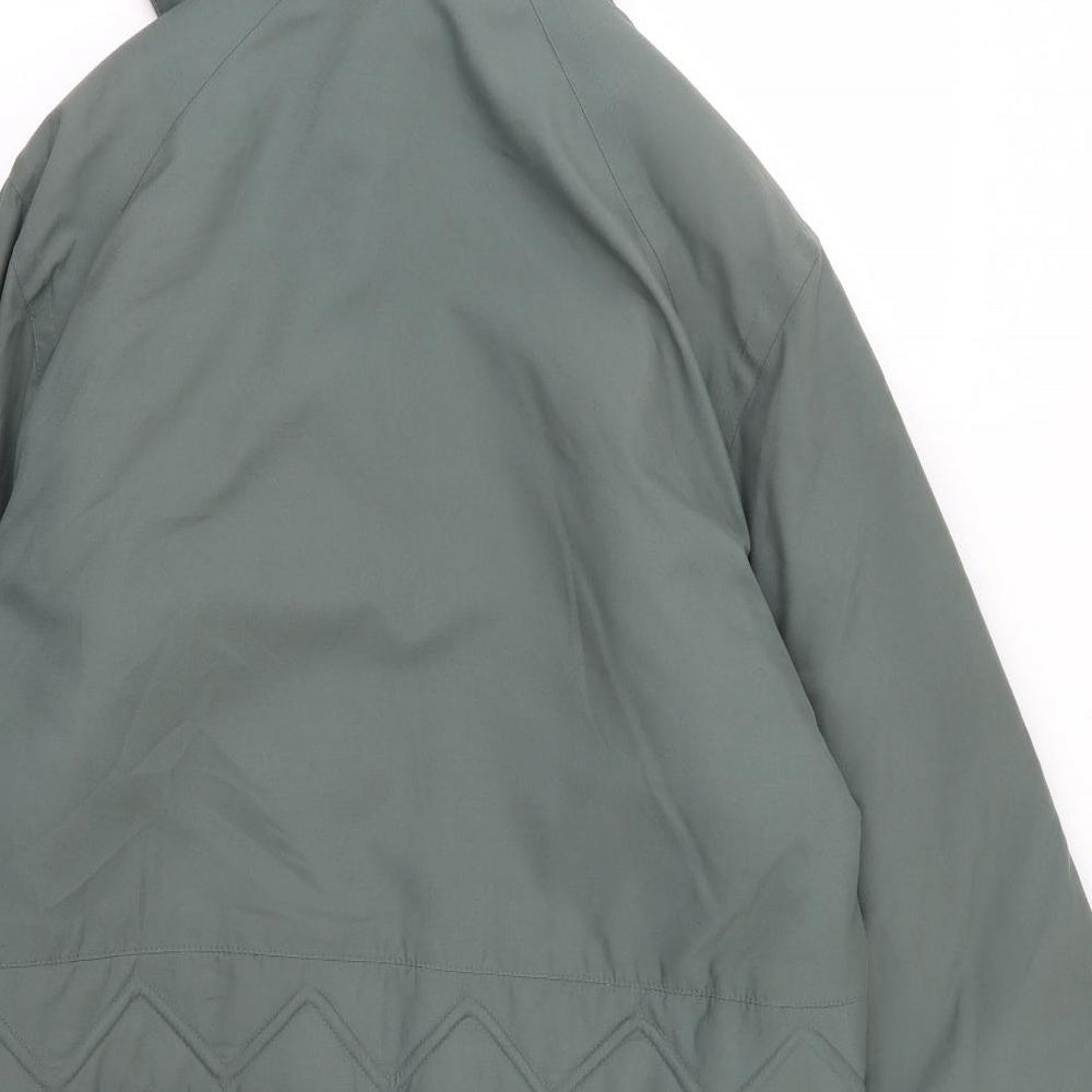Womens UK Size 10 Compliments Green Overcoat