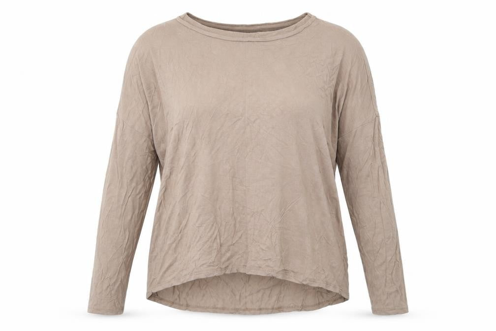 Womens UK Size S Primark Beige Basic T-Shirt