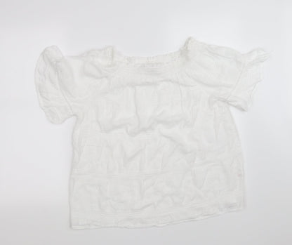 Womens UK Size 16 casual collection White Basic Blouse