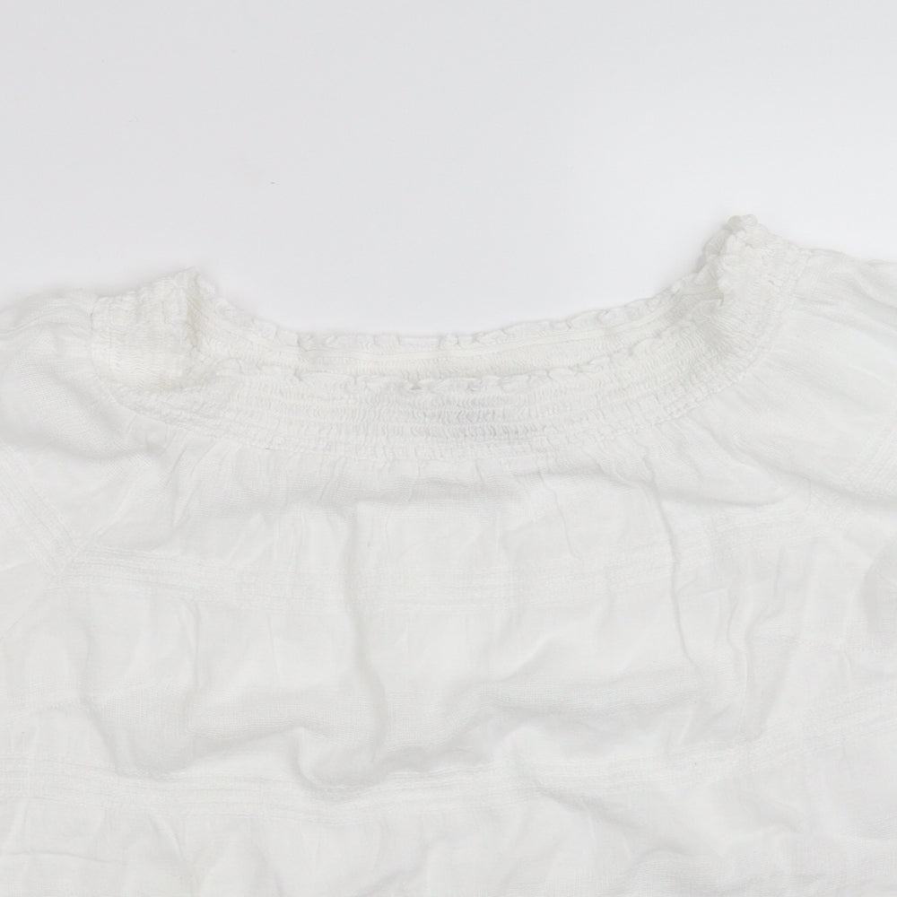 Womens UK Size 16 casual collection White Basic Blouse