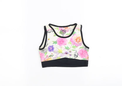 F&F Girls White   Basic Tank Size 6-7 Years