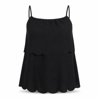 Womens UK Size 12 Boohoo Black Basic Blouse